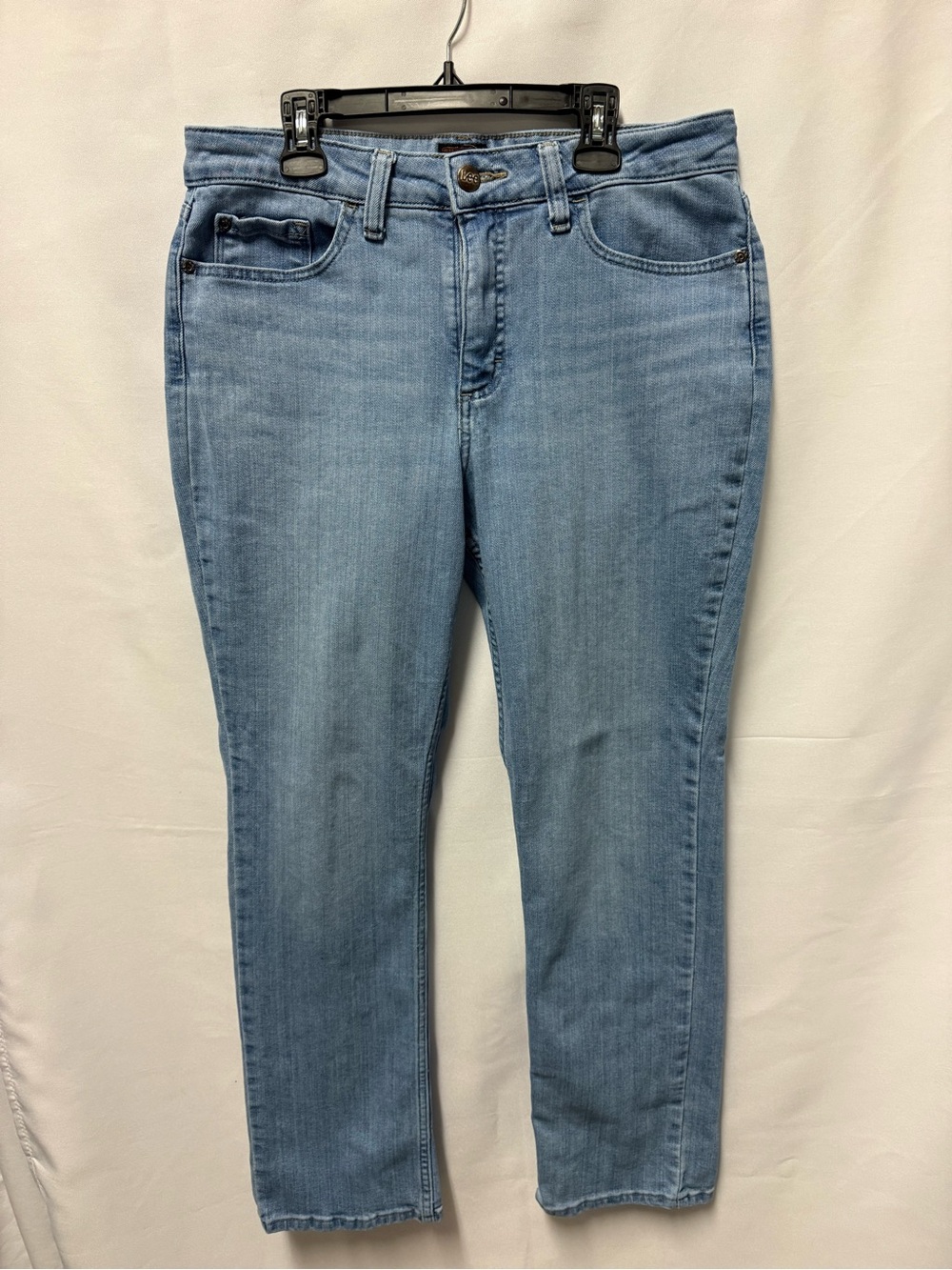 Lee Women's Light Blue Straight Leg Jeans 10M
